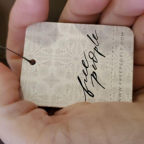 We the Free Spitfire Stacked Faux Leather Skinny Pants Wild Mustang Size 24 NWT - Picture 9 of 13